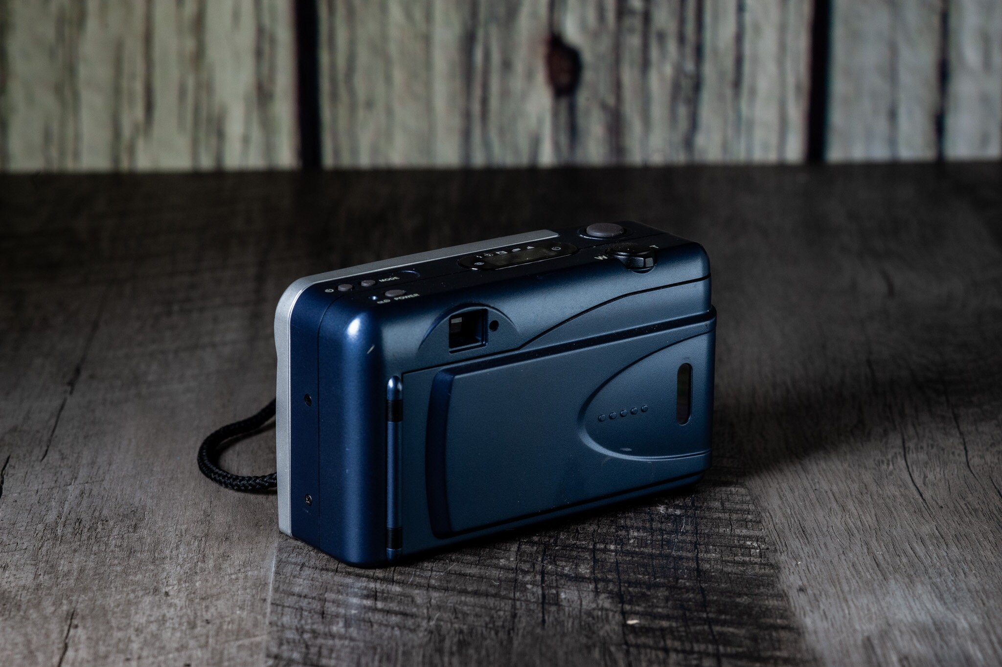 ホット商品 Blue / Silver Vivitar 350PZ 35-70mm Lens 35mm Film Camera サプライ・アクセサリ・グッズ