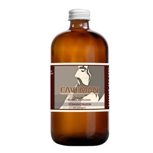 Hand Crafted Beard and Mustache STRAIGHT RAZOR Scent Beard Oil Conditioner 1oz By CAVEMAN® Beard Care Shave, All Natural, Beard Grooming Kit