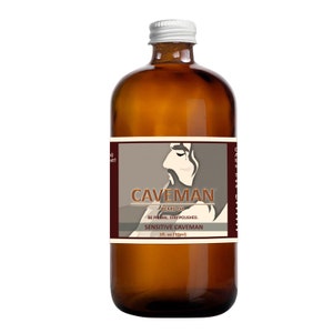 Hand Crafted SENSITIVE FACE Beard Oil Conditioner 1oz by Caveman Beard Care Shave