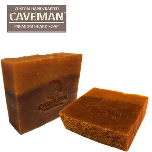 Beard and Body Soap 5oz Bar Soap Original Handcrafted  by Caveman - Choose Your Scent!