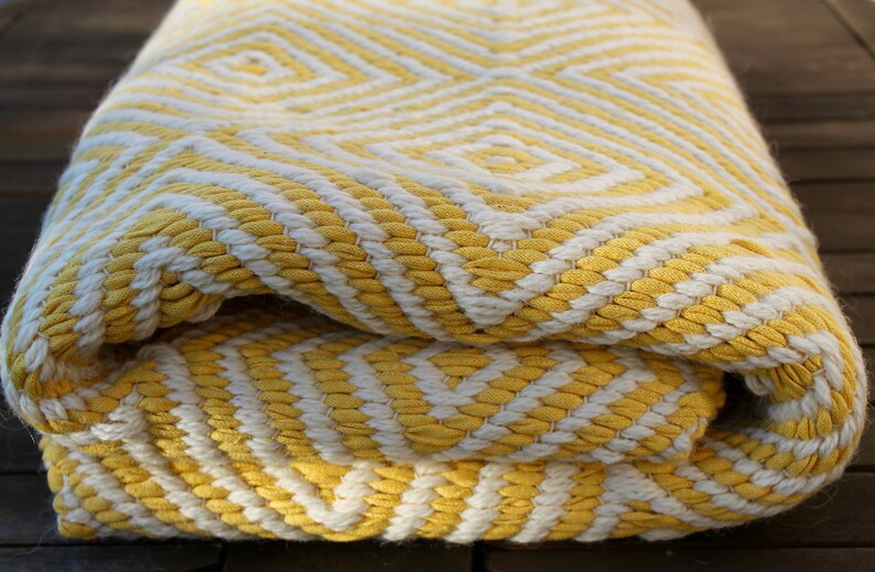 Area Yellow Runner Rug / Modern Yellow Kitchen Area Rug / Soft Etsy