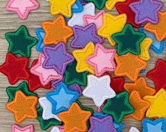 4 pc Tiny stars Iron On Patch Star Patches, Cartoon patches iron on ,Embroidered Patch Iron, Patches For Jacket ,Logo Back Patch,