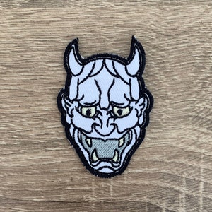 Kabuki  Iron On Patch Drunk Kabuki Patches, Cartoon patches iron on ,Embroidered Patch Iron, Patches For Jacket ,Logo Back Patch,