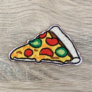 Pizza Iron On Patch  Pizza Patches, Disney patches iron on ,Embroidered Patch Iron, Patches For Jacket ,Logo Back Patch,