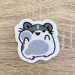 Hamster Iron On Patch Hamster Patches, Cartoon patches iron on ,Embroidered Patch Iron, Patches For Jacket ,Logo Back Patch,