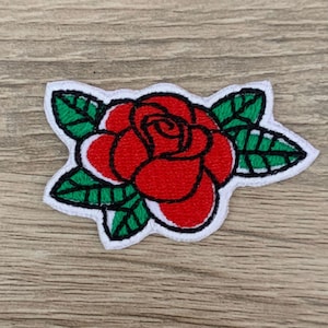 Rose Iron On Patch Flower Patches, Cartoon patches iron on ,Embroidered Patch Iron, Patches For Jacket ,Logo Back Patch,