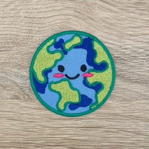 Earth Iron On Patch Earth Patches, patches iron on ,Embroidered Patch Iron, Patches For Jacket ,Logo Back Patch,