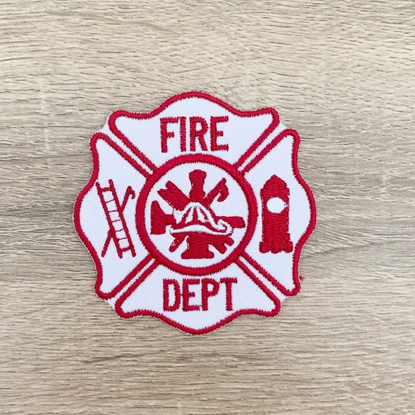 Firefighter Iron On Etsy