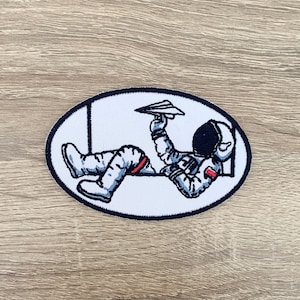 Astronaut Iron On Patch Astronaut Patches, Cartoon patches ijzer op, geborduurde Patch Iron, Patches voor Jas, Logo Back Patch,