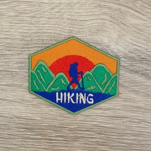 Hiking Iron On Patch View Patches, Cartoon patches iron on ,Embroidered Patch Iron, Patches For Jacket ,Logo Back Patch,