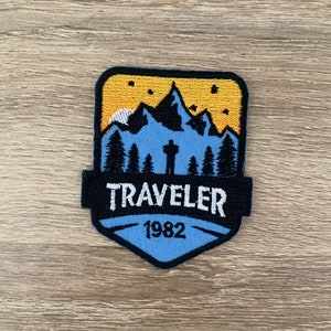 Traveler Iron On Patch  Travel Patches,  patches iron on ,Embroidered Patch Iron, Patches For Jacket ,Logo Back Patch, Patch for jacket
