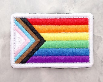 LGBT Flag Iron On Patch, LGBT Hook and loop, LGBT patch iron on, Embroidered Patch Iron, Patches For Jacket