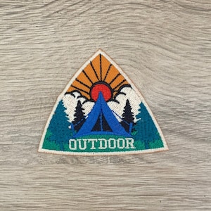 Camping Iron On Patch View Patches, Cartoon patches iron on ,Embroidered Patch Iron, Patches For Jacket ,Logo Back Patch,
