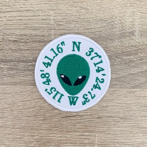 Alien Iron On Patch Alien Patches, Cartoon patches iron on ,Embroidered Patch Iron, Patches For Jacket ,Logo Back Patch,