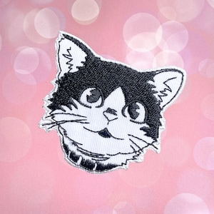 Cute Cat Iron On Patch  Cat Patches iron on  patches, Applique Embroidered Patch Iron, Patches For Jacket ,Logo Back
