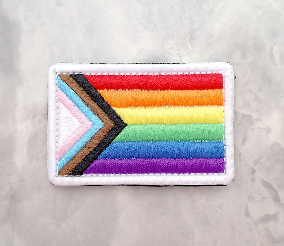 LGBT Flag Iron On Patch, LGBT Hook and loop, LGBT patch iron on, Embroidered Patch Iron, Patches For Jacket