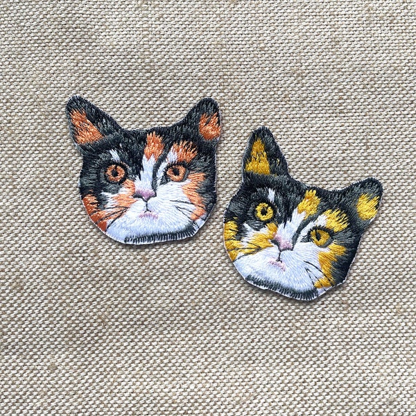 Cute Cat Iron On Patch Summer cat Patches, Cartoon patches iron on ,Embroidered Patch Iron, Patches For Jacket ,Logo Back Patch,