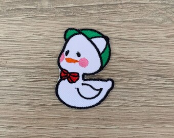 Bügelbild / Aufnäher „Daffy Duck“ – Looney Tunes Motiv, 6,5x8 Cm, Gewebt – Zum Aufbügeln Oder Aufnähen