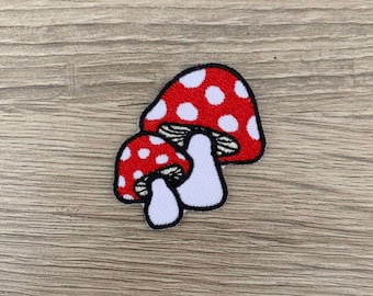 Toppa termoadesiva a forma di fungo, toppe a forma di fungo, toppe con cartoni animati da stirare, toppe ricamate da stirare, toppe per giacca, toppa posteriore con logo,