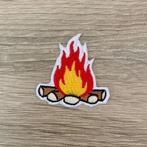 Bonfire Iron On Patch Bonfire Patches, Cartoon patches iron on ,Embroidered Patch Iron, Patches For Jacket ,Logo Back Patch,