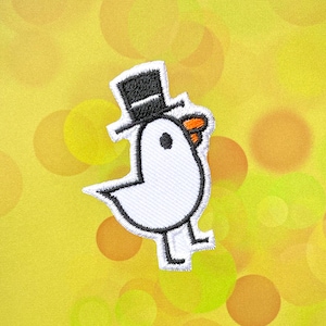 Mr Chicken Iron On Patch  Chicken Patches, patches iron on ,Embroidered Patch Iron, Patches For Jacket ,Logo Back Patch,