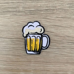 Bier Iron On Patch Beer Patches, Cartoon patches ijzer op, Geborduurde Patch Iron, Patches Voor Jas, Logo Back Patch,