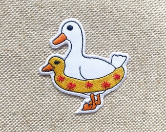 Duck Iron On Patch Patches, Ducky patches iron on ,Embroidered Patch Iron, Patches For Jacket ,Logo Back Patch,