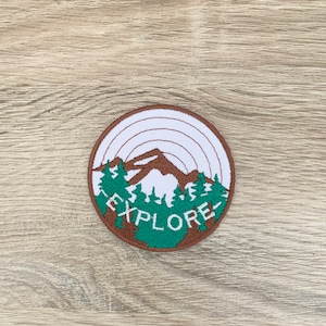Traveler Iron On Patch  Camping Patches,  patches iron on ,Embroidered Patch Iron, Patches For Jacket ,Logo Back Patch, Patch for jacket