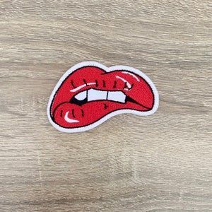 Naszywki do prasowania z ustami, Naszywki z kreskówek do prasowania, Naszywki haftowane do prasowania, Naszywki na kurtkę, Naszywki z logo na plecach,