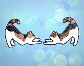 Cute cat Iron On Patch Cat patches, Cat patches iron on ,Embroidered Patch Iron, Patches For Jacket ,Logo Back Patch,