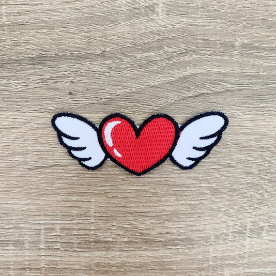 Iron-on Patch Heart Patches, Iron-on Patches, Patches, Iron-on Patches,  Iron-on Patches 