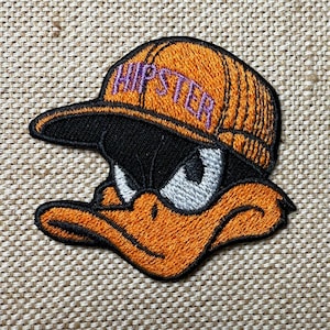 Black duck Iron On Patch  Frog Patches, Frog patches iron on ,Embroidered Patch Iron, Patches For Jacket ,Logo Back Patch,