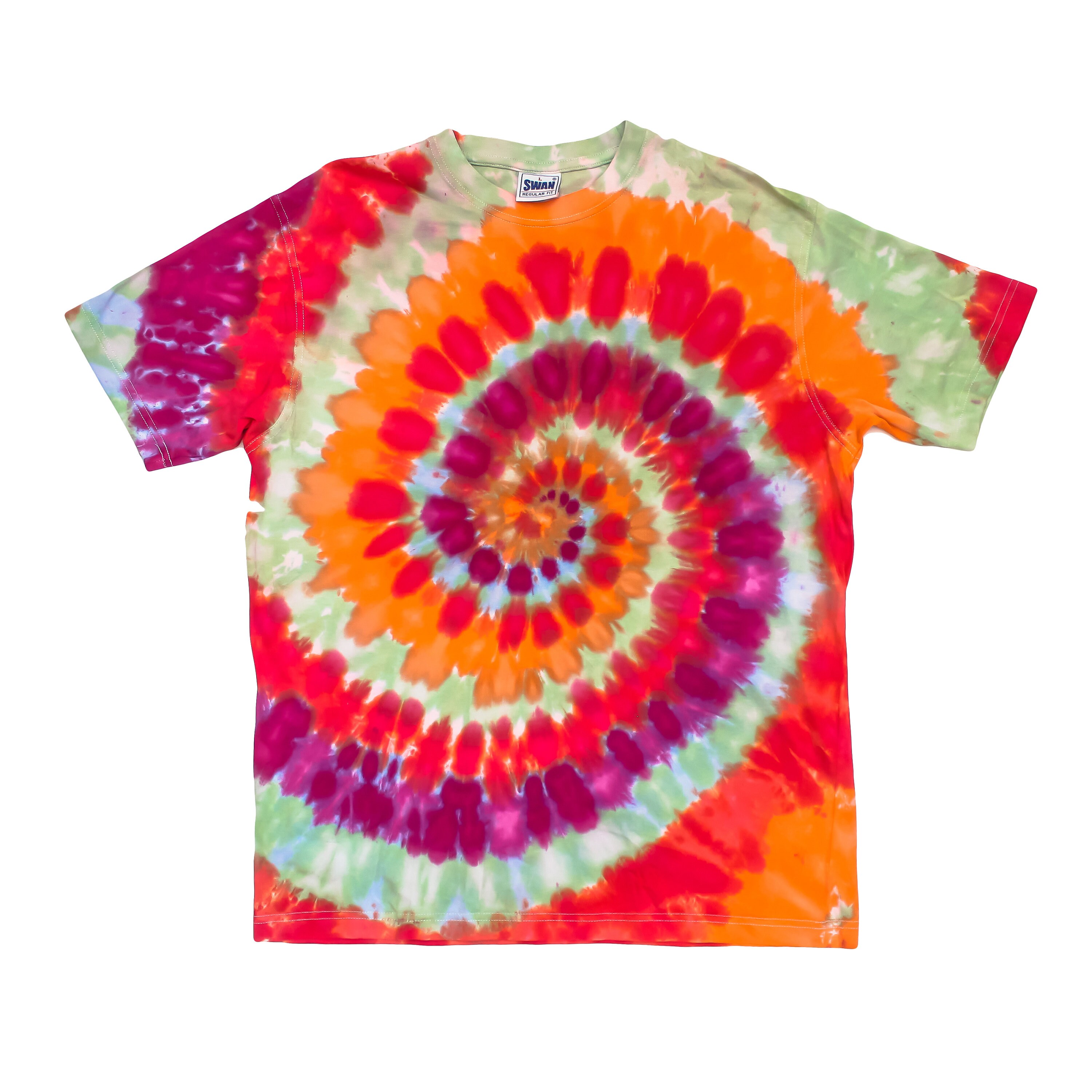 Size L Mens tshirt Tie dye shirt Tie dye clothing Hippie mens Etsy