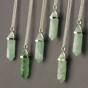 Green Fluorite Necklace Etsy Australia