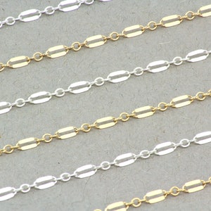 Chain Choker Necklace. Sterling Silver Choker. Delicate Choker. Minimalist Necklace. Simple Gold Filled Jewelry. Dainty Layering Choker. image 2