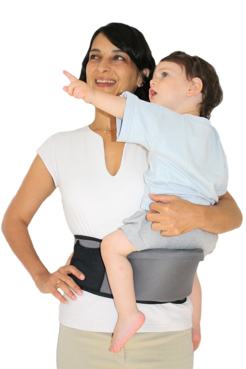 carrying baby on hip