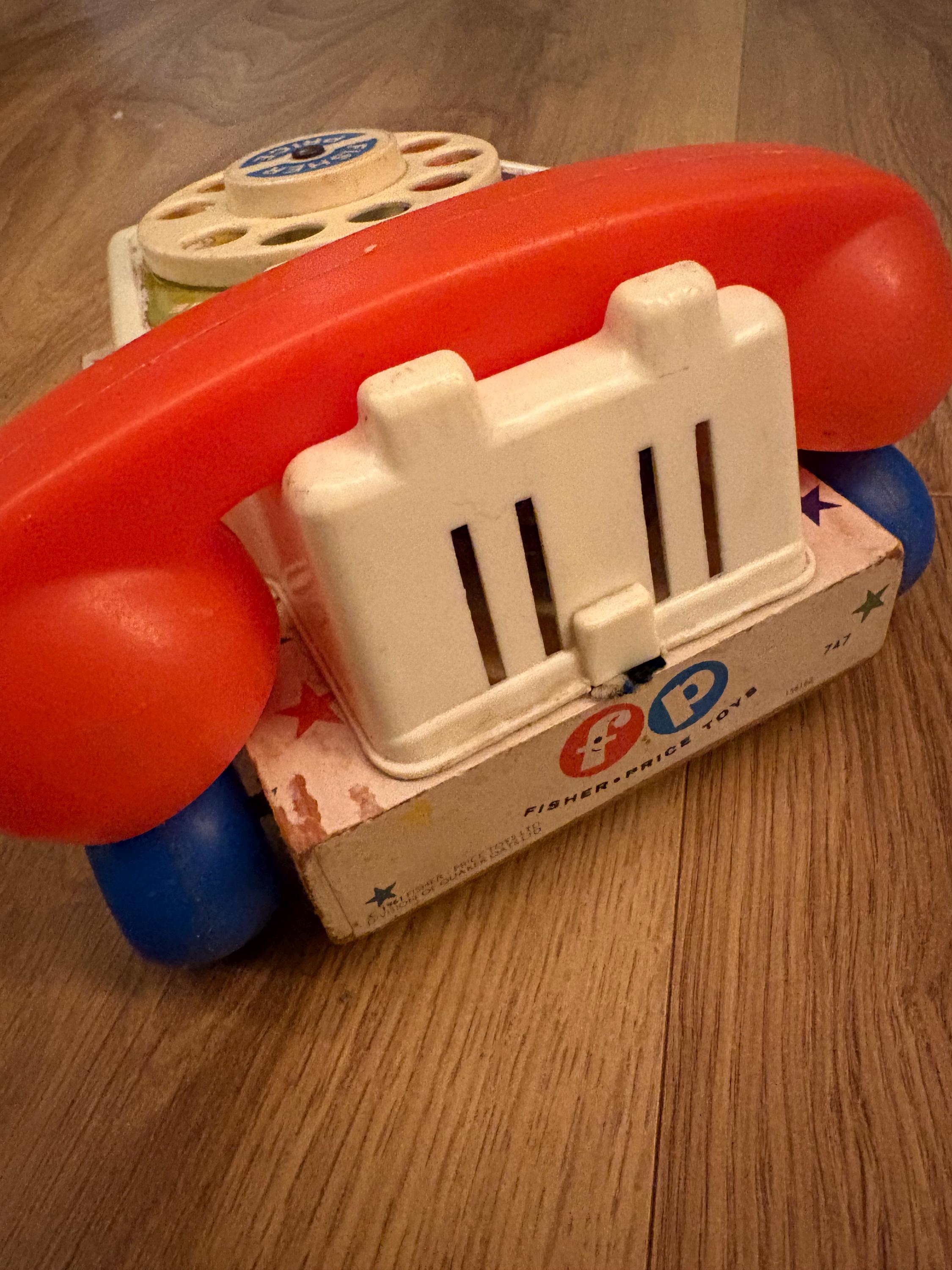 1961 Original Fisher Price Toys Classic Chatter Phone - Etsy