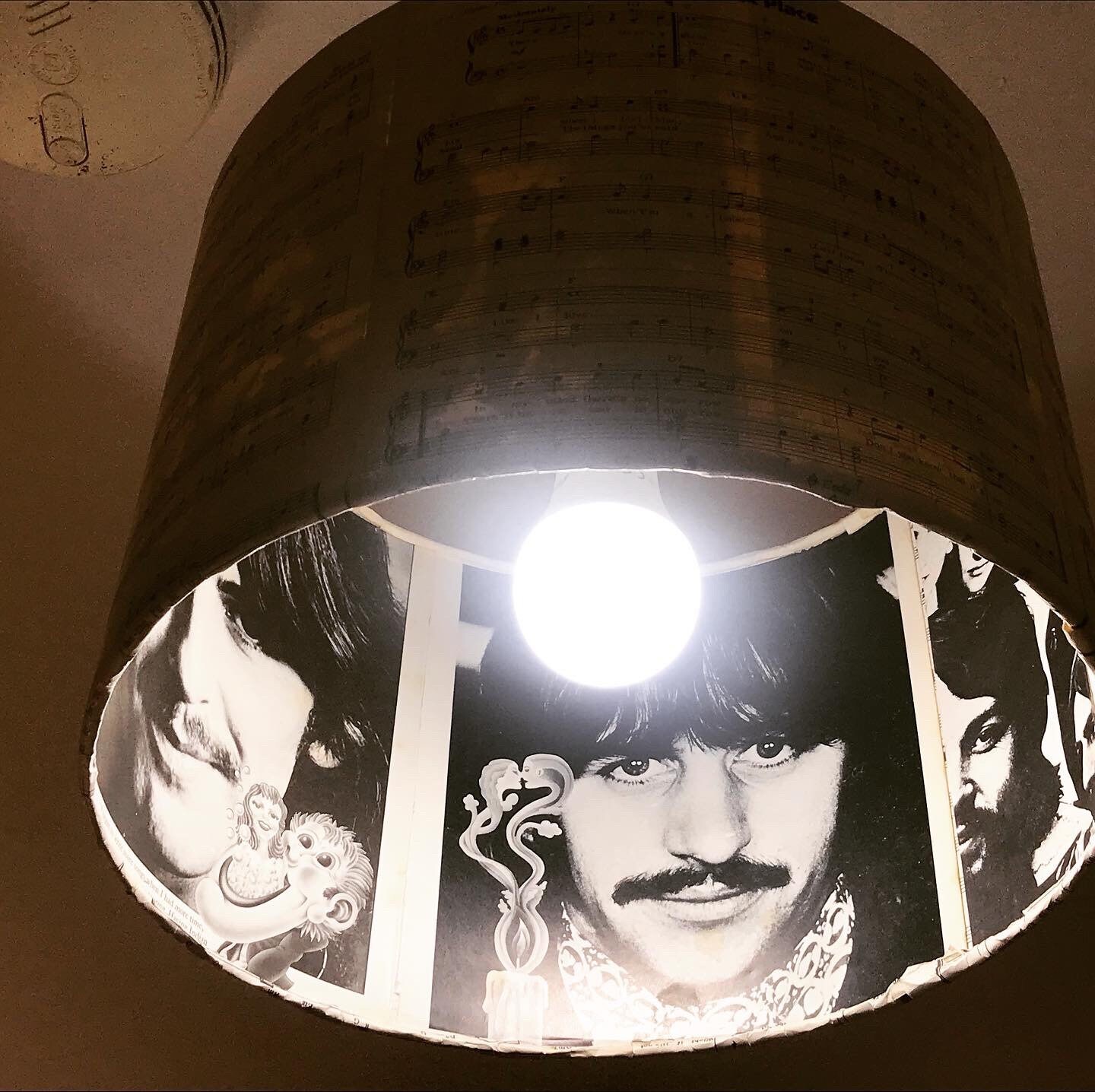 Custom Made Sheet Music Lamp Ceiling Light Shade Elton John, Take That