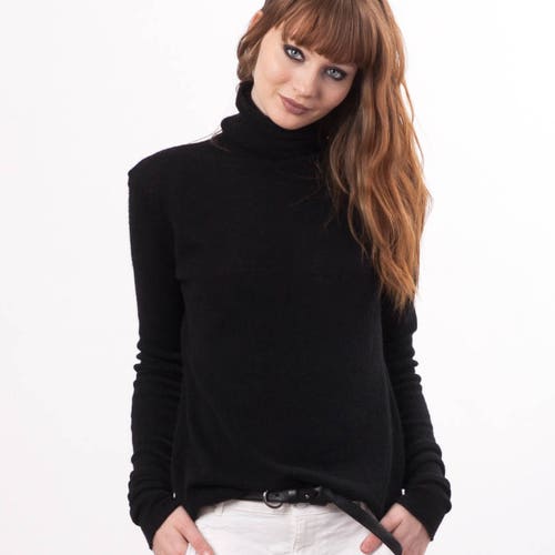 world-palm Solid Women Casual Sweater Cashmere Wool and Acrylic Knitting Slim Pullovers,Moonlight Blue,XXL