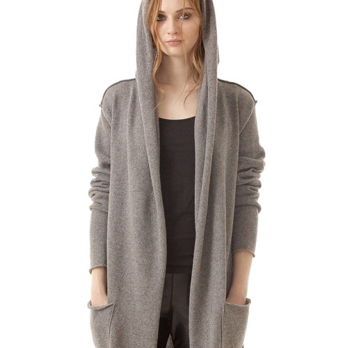 Cashmere Sweater Women Gray Cashmere 