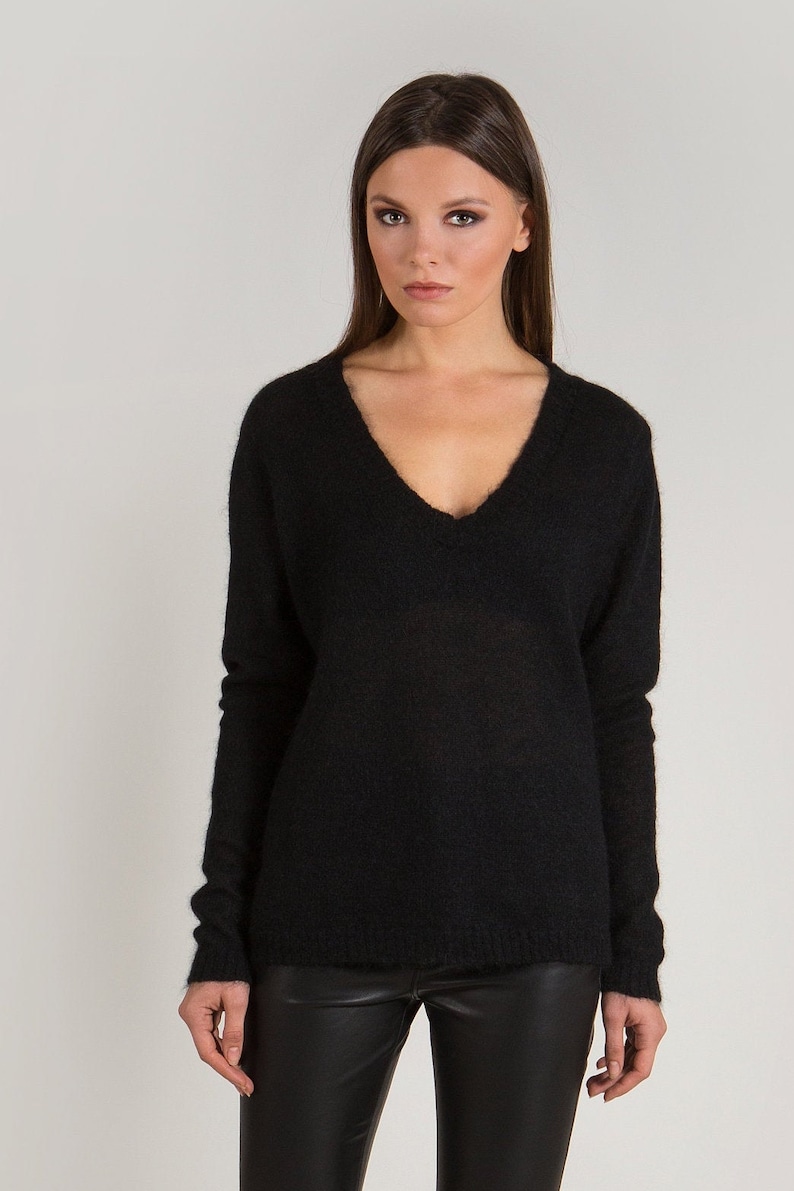 american apparel black sweater