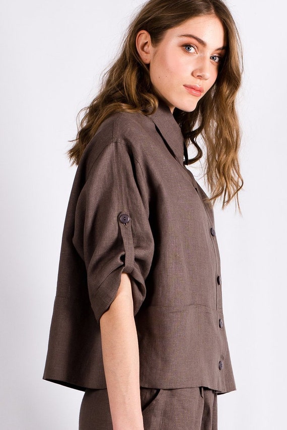 verkoper Buiten Perioperatieve periode Dames linnen pak Linnen set Linnen top Linnen shirt jas - Etsy België verkoper Buiten Perioperatieve periode Dames linnen pak Linnen set Linnen top Linnen shirt jas - Etsy België
