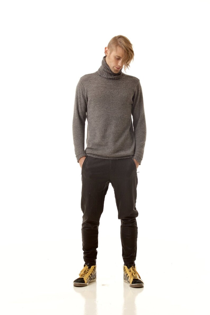 alpaca wool jumper mens