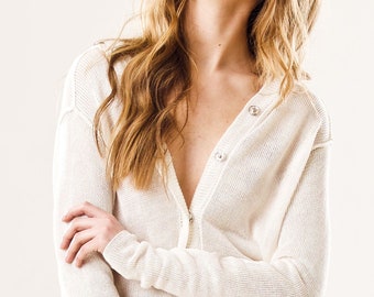 Oversized Hooded Linen Cardigan Women, Lightweight Summer Jacket