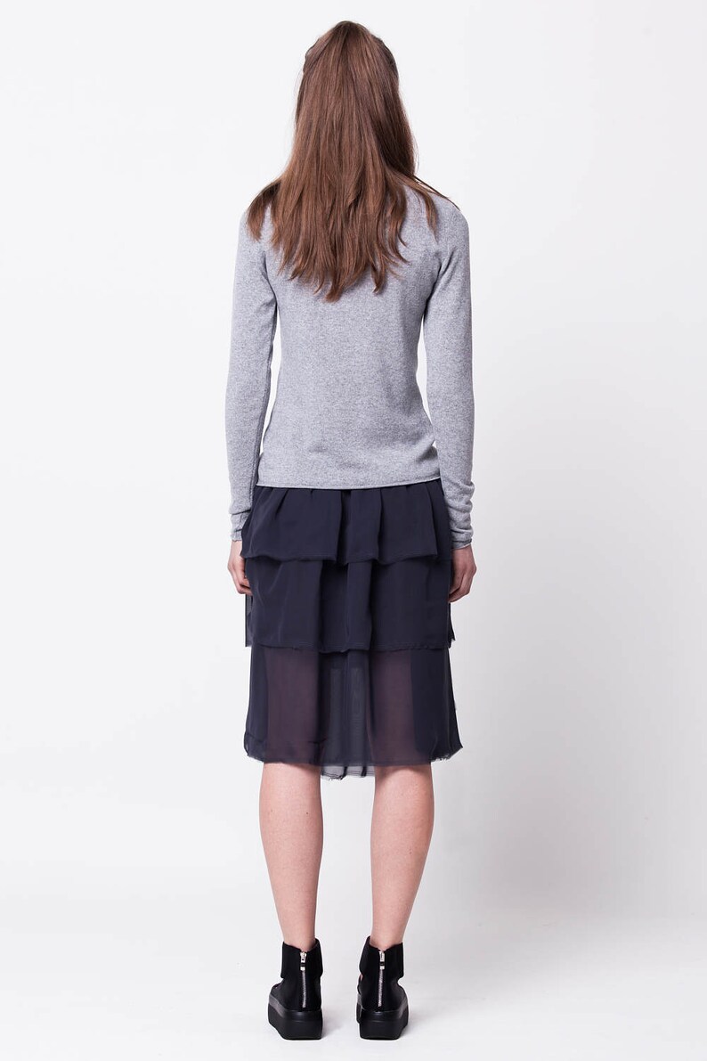 Cashmere turtleneck Grey cashmere womens turtleneck sweater Cashmere sweater Grey sweater KATE GREY Grey turtleneck Kaschmir Pullover