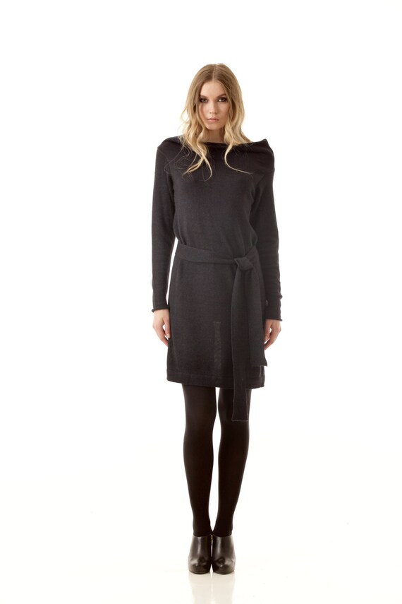 simple black shift dress