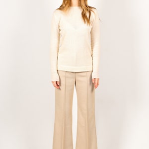 Cashmere jumper for women KAREN by Krista Elsta is a simple pullover made with attention to detail and quality materials.