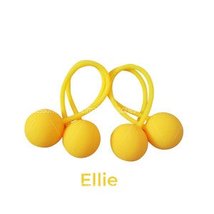 BOBBELASTIC® Yellow (Ellie) silicone hair bobble