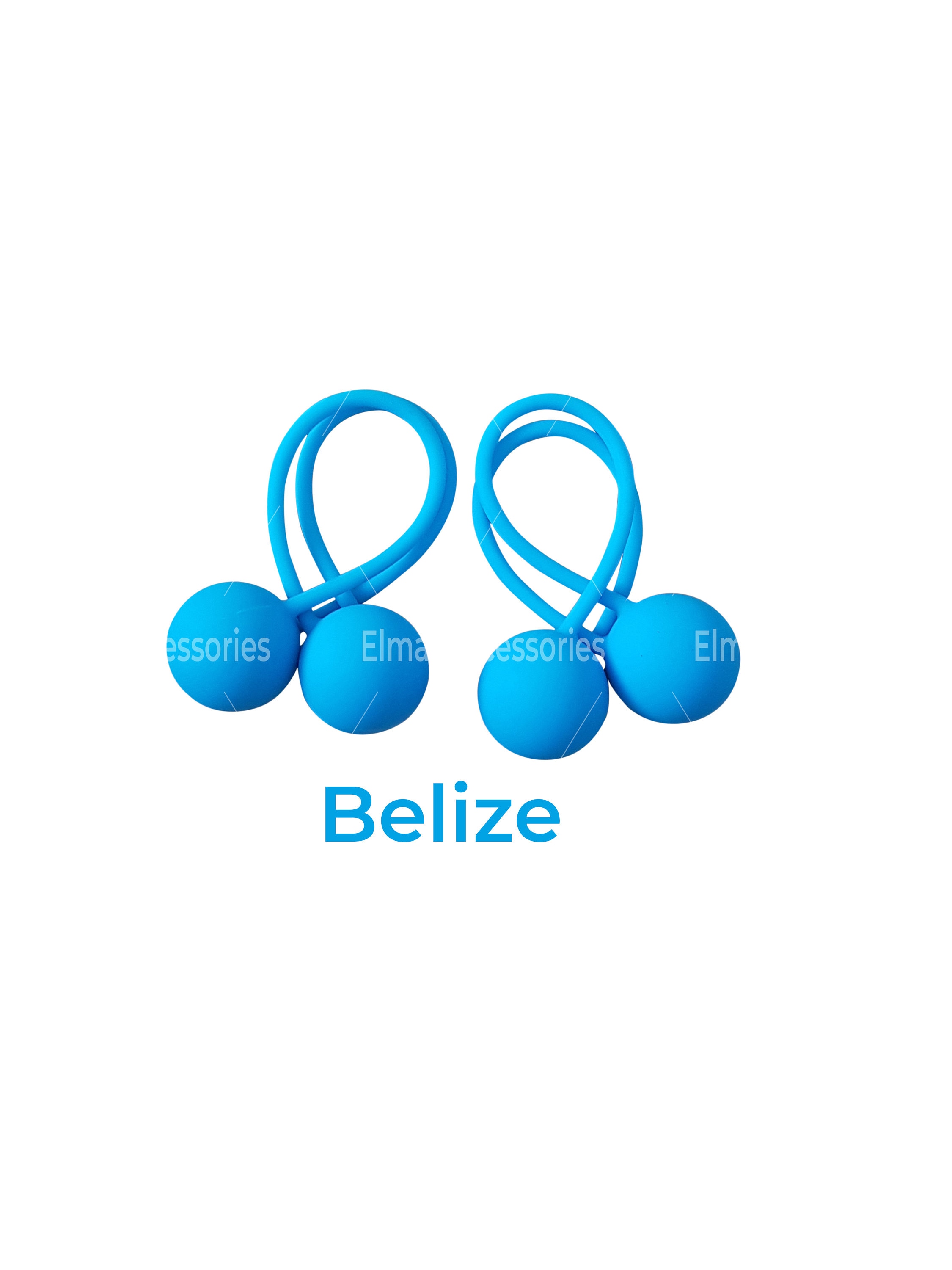 BOBBELASTIC® Blue belize Silicone Hair Bobble Etsy Canada
