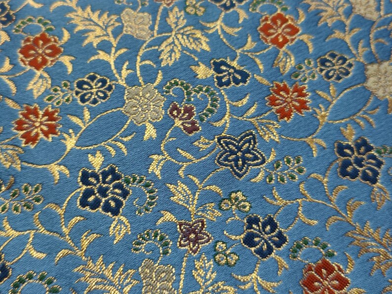 Silk brocade book cover image 3